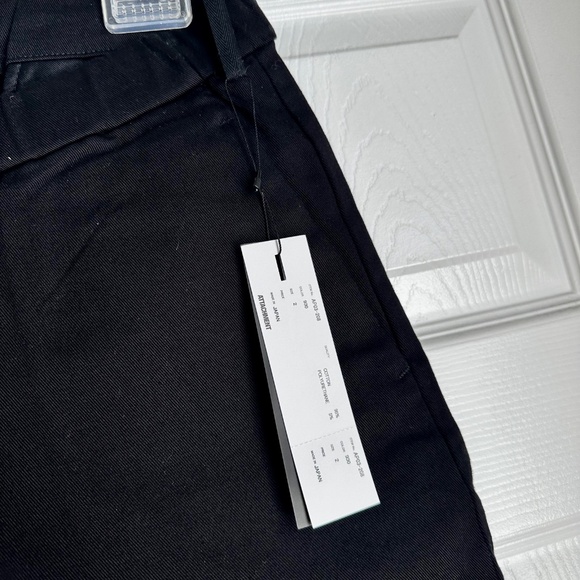 Attachment Pants Mens Black Drawstring Tapered Stretch Made Japan S - Picture 7 of 9